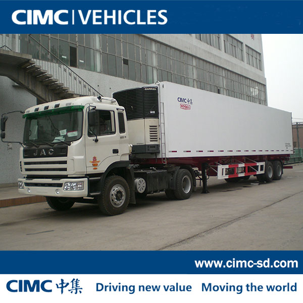 CIMC 2-axle Refrigerated semi-trailer