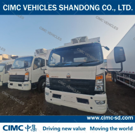 CIMC REFRIGERATED TRUCK WITH HOWO CHASSIS