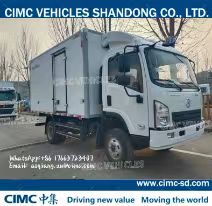 China Diesel SAGMOTO X9 4*2 Refrigerated Truck for Sale
